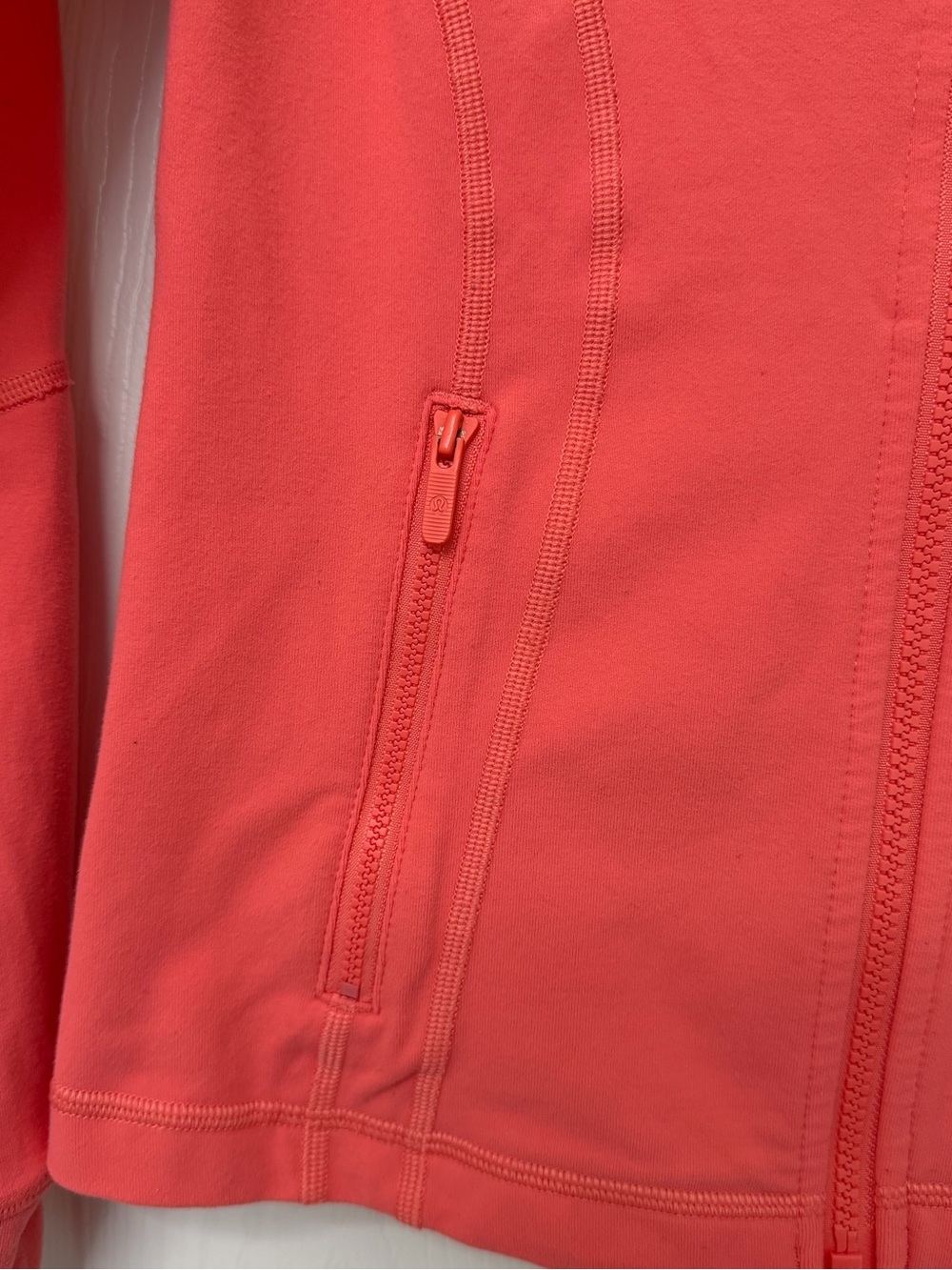 Lululemon Define Jacket Luon Raspberry Cream Size 6 - Picture 8 of 16